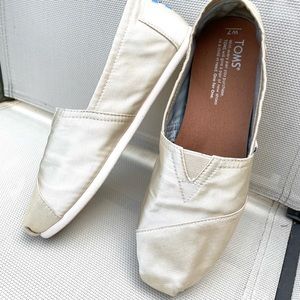 TOMS Shoes Ivory Classic Grosgrain Toms